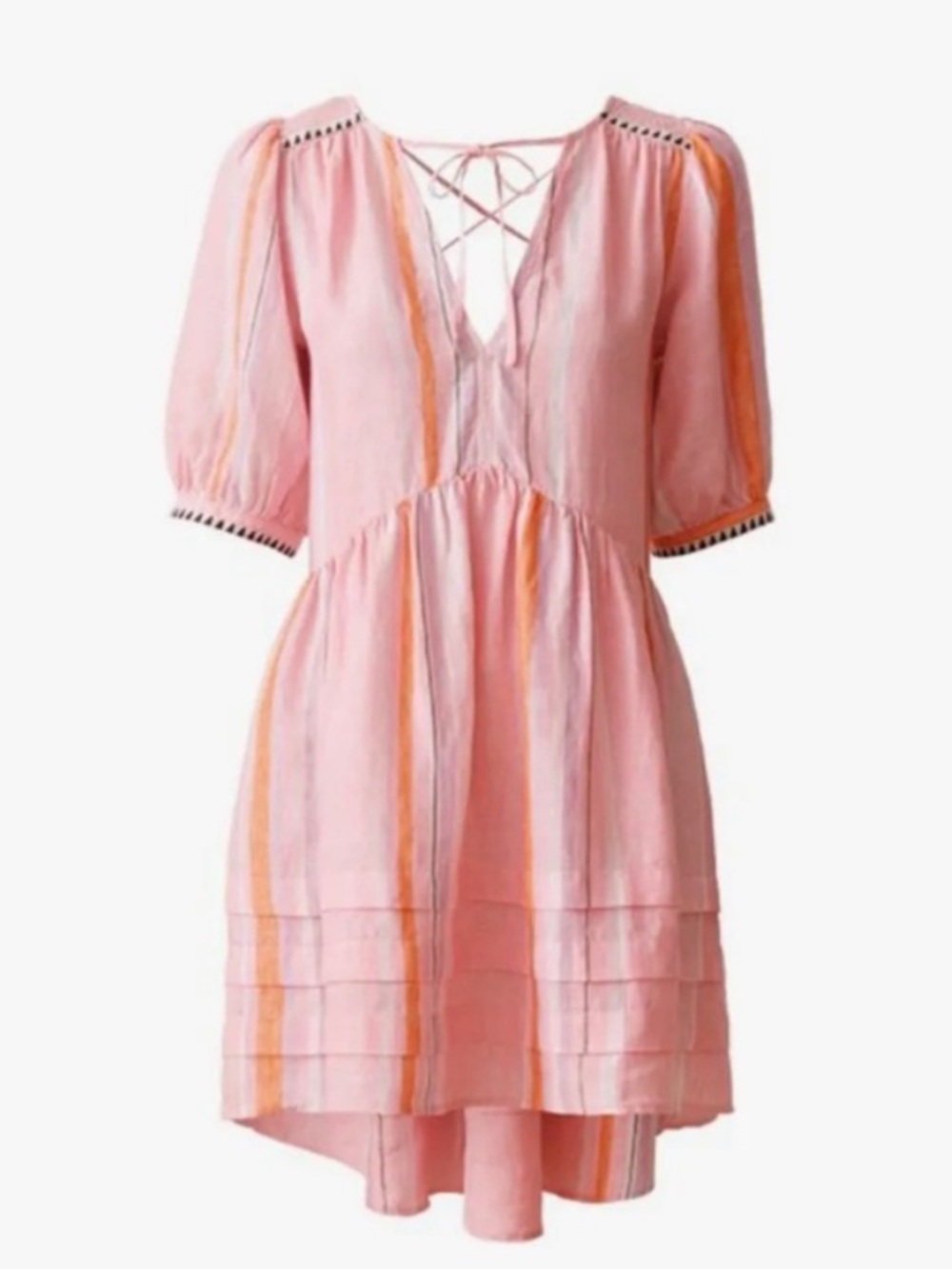Lemlem x H&M Pink Gauze Swim Cover-Up Dress Size Medium